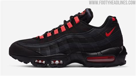 Schwarze, rote Nike Air Max 95 